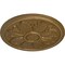 Ekena Millwork Kaya Ceiling Medallion (Fits Canopies up to 5 1/4"), Hand-Painted Pale Gold, 23 5/8"OD x 1 1/2"P CM23KAPAS - alternate 3
